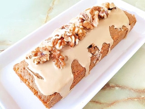 アイシングにもコーヒー入り!コーヒーパウンドケーキ